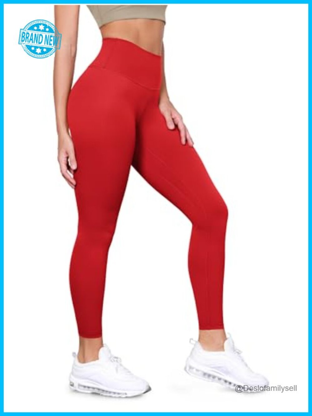 High Waist Compression Leggings Tummy Control 4-Way Stretch Workout Yoga Pants